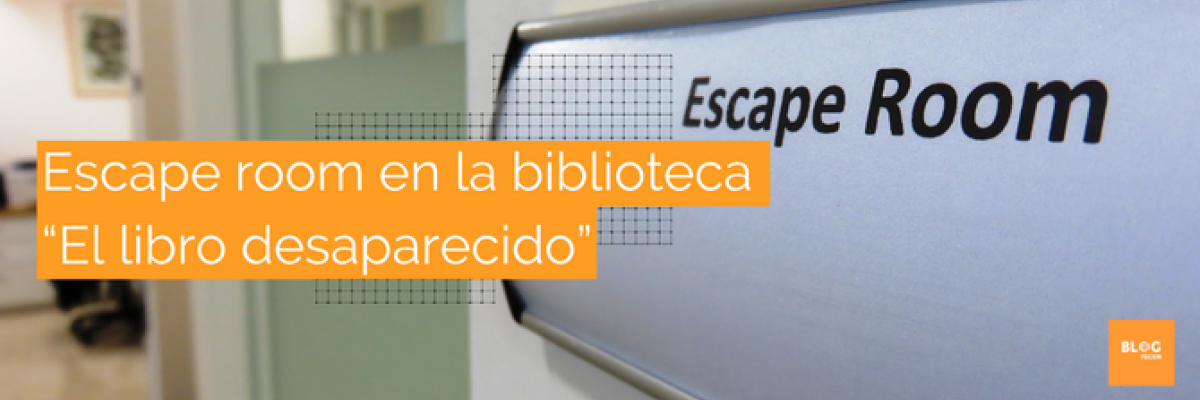 Escape room en la biblioteca “El libro desaparecido”