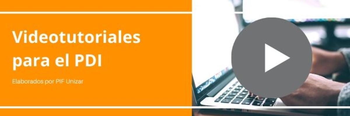 Videotutoriales para el PDI